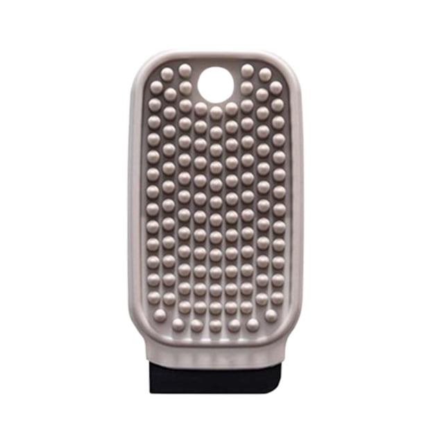 Cepillo de limpieza de silicona multifuncional para frutas y verduras con raspador, cepillo de cocina para uso doméstico.