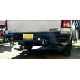 thumbnail image 3 of Vijay Compatible with 2007-2008-2009-2010-2011-2012-2013 Chevy Silverado 1500 Rear Bumper Textured Black Steel with Lights and D-rings, 3 of 7