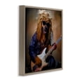thumbnail image 4 of Musician Canine Clark Brown Framed Floater Canvas Wall Art, design by Sean Parnell, 4 of 10