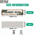 thumbnail image 3 of 2D Flat, 1pc Rustic Farmhouse Laundry Room Metal Sign - Vintage Wall Decor with LAUNDRY ROOM Text, Distressed White Finish Black Accents, 4x16 Inch for Laundry Room, Bathroom, Utility Room, Fa, 3 of 10