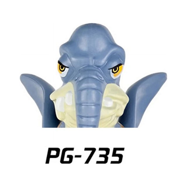 Bloques de construcción de Star Wars PG8067 figuras de ladrillos PG741 PG742 mini figuras de acción juguetes de ensamblaje PG735 PG736 PG737