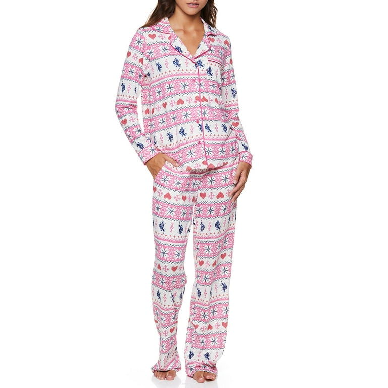 pink us polo assn women&#039;s pajamas