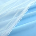 thumbnail image 5 of Sheer Curtains Set - Double Layers Stylish Mix & Match Elegance White Crushed Voile x Blackout Curtains with Tie-Backs for Nursery Bedroom, 52 by 108 inches, Light Blue, 2 PCs, 5 of 18