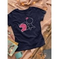 thumbnail image 3 of Queen With Heart Puzzle T-Shirt Women -Smartprints Designs, Female x-Large, 3 of 4