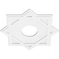 thumbnail image 6 of 24"OD x 7"ID x 13 1/4"C x 1"P Axel Architectural Grade PVC Contemporary Ceiling Medallion, 6 of 7