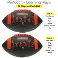 thumbnail image 4 of Huddle Hero Mini Football 2-Pack w/ Pump (Black/Green and Brown/White) (Black and Red, Junior), 4 of 6
