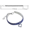 thumbnail image 2 of Dog Kingdom mascota lindo collar completo de diamantes de imitación perro brillante collar de diamantes en forma de corazón, 2 of 5