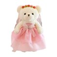 thumbnail image 4 of 1PCS Couple Wedding Bear Plush Toy, Engagement Gift, Wedding Decoration, 17.7 Inches,Pink, 4 of 4