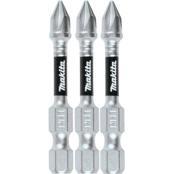 Broca de alimentación Makita E-00767 Impact XPS™ #1 Phillips 2, 3/pack
