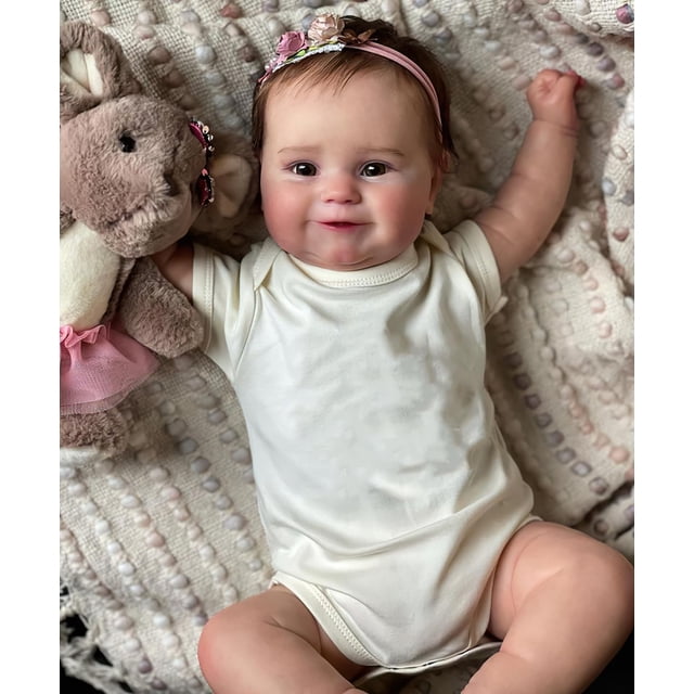Muñeca Reborn Ardol, realista, para niña recién nacida, 50 cm, con accesorios
