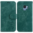 thumbnail image 2 of Compatible avec Samsung Galaxy S9 Étui Portefeuille Tiger Flip Mignon en Relief avec Porte-Cartes, 2 of 5