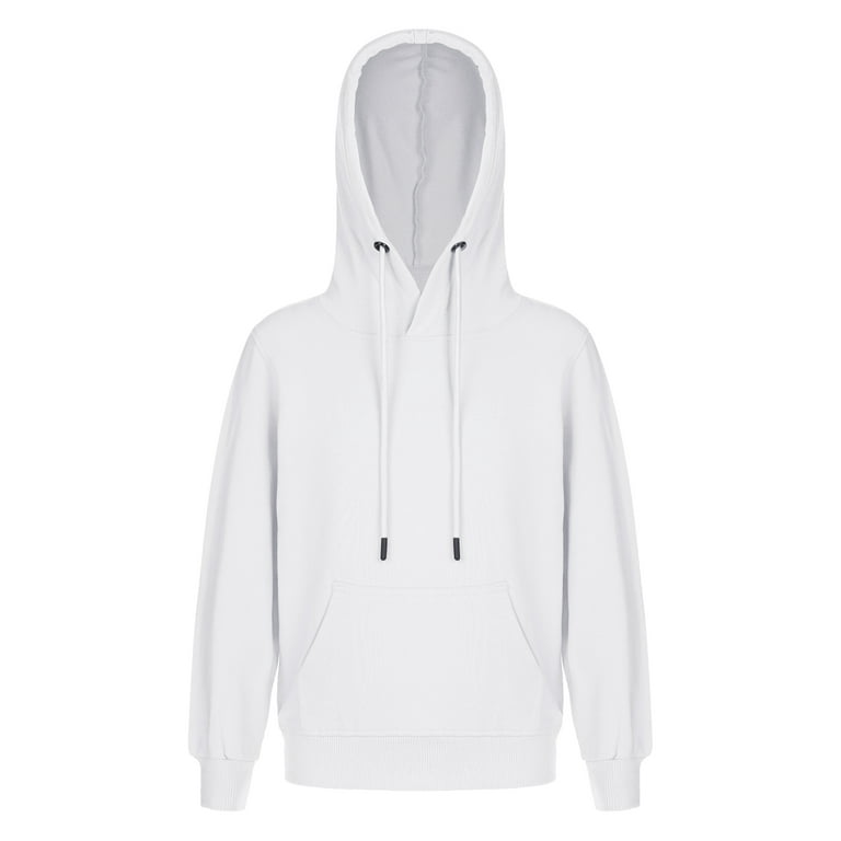 Boys plain white hoodie cheap