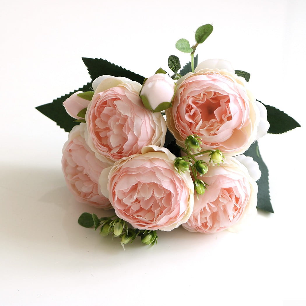 10 stems Artificial Floral Silk Fake Flower Bouquet Home Decor Wedding Decor 731 
