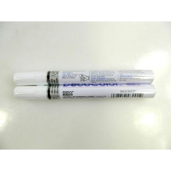 Two (2) Deco Color Marvy Uchida Broad Line Opaque Paint Marker White