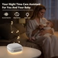 thumbnail image 5 of DTIRD White Noise Sound Machine,20 Soothing Noise Machine for Baby & Adults,Sleep Aid & Focus Therapy, Night Light, Timer, Memory & Headphone Compatible ,Ideal for Home, Office & Travel, 5 of 10