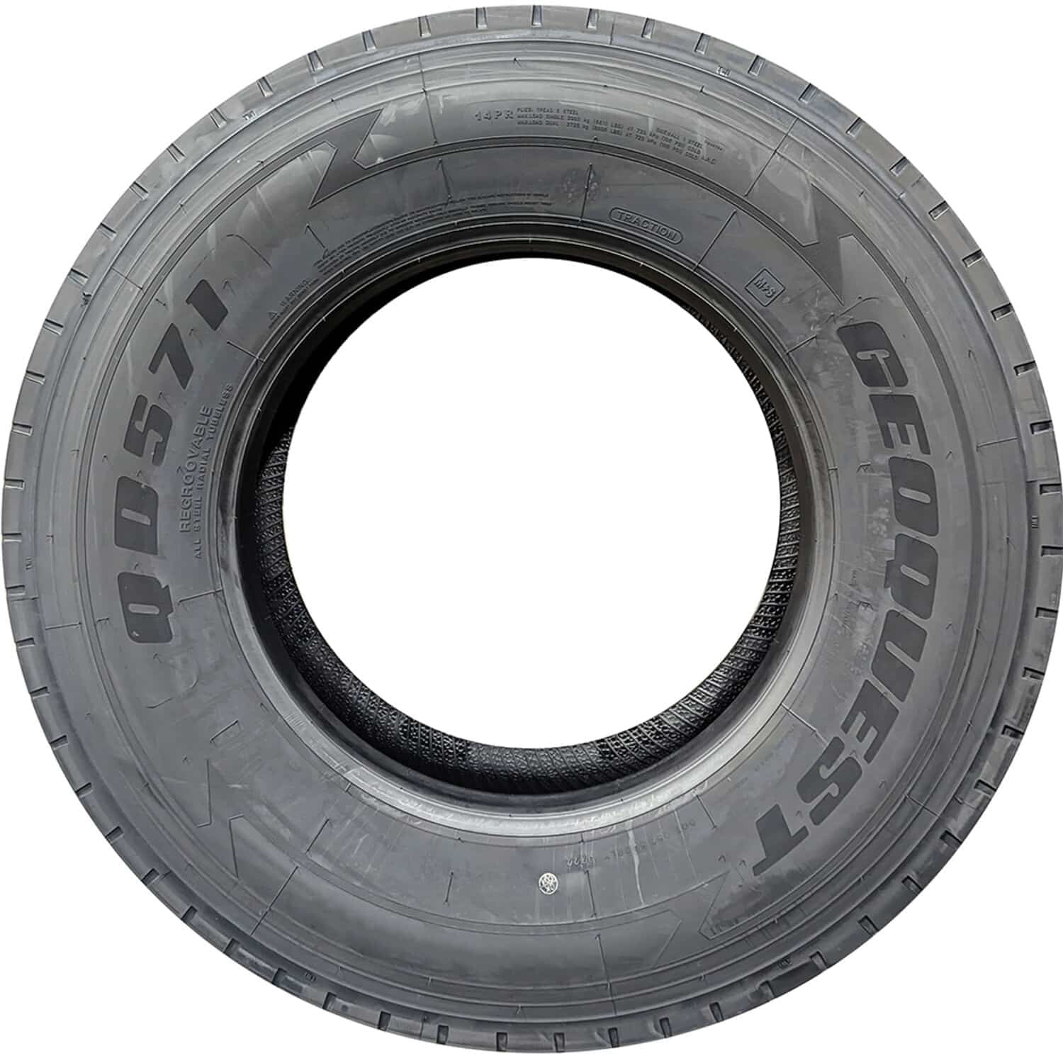 Geoquest QD571 285/75R24.5 H/16PLY Commercial Tire
