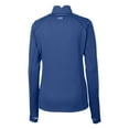 thumbnail image 3 of Women's Cutter & Buck  Blue Duke Blue Devils Traverse Stretch Eco Quarter-Zip Top, 3 of 3