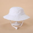 thumbnail image 3 of 6M-8T Infant Baby Girl Boy Sun Hat Toddler Kids Bucket Hat Adjustable Cap UPF 50+, 3 of 3