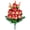 Coral, variant on Sympathy Silks Artificial Cemetery Flowers Sunrise Gladiolus Rose and Lily Bouquet for Vase