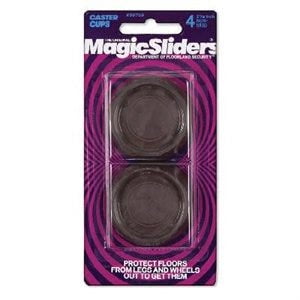 Magic Sliders 1-11/16 Brown Caster Cup 39719