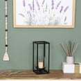 thumbnail image 2 of Pembertale Tall Square Black Metal Lantern - Small, 2 of 7