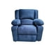 thumbnail image 1 of Reclinable Sheraton, Tela Pata de Elefante Azul, Tu Espacio Muebles. Tu Espacio Muebles Sillón Reclinable de impulso Sheraton, 1 of 4