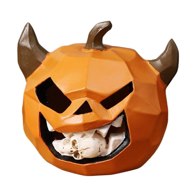 Unique Pumpkin Head Resin Craft For Halloween Eye Catching Home For Parties Fall Celebrations And Festive Gathering Party Decorations for Women College Graduation Party Decorations 2022 Party Party