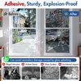 thumbnail image 3 of LKYICNHY Reflective Window Privacy Film, 23.6"x157.4"One Way Window Tint for Home, Heat & Sun Blocking UV Protection Shatterproof Adhesive Glass Film for Kitchen Office with Tools（black silver), 3 of 8