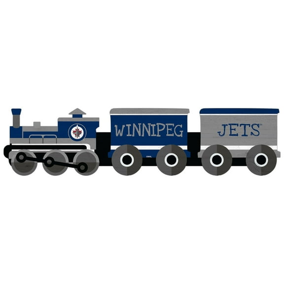 Winnipeg Jets 6'' x 24'' Train Cutout Sign