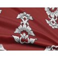 thumbnail image 5 of oneOone Rayon Maroon Fabric Block Craft Projects Decor Fabric Printed By The Yard 56 Inch Wide-44, 5 of 5