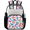 Multicolor 3, variant on Jiaoprinted Strawberries Clear Backpack for Stadium Events, Spring Flowers Transparent Plastic Bag for Games, Security Checks, Festivals, Concerts