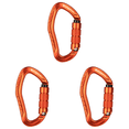thumbnail image 1 of 22kn Tresping Carabiner Bloqueking Cuarabiners para Acampar Senderismo () Naranja, 1 of 4