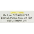 thumbnail image 3 of Dynamic Health - Certified Organic Puree Papaya - 16 fl. oz., 3 of 7
