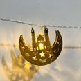 thumbnail image 2 of 10led Moon Star Castle Led Light String Eid Mubarak Ramadan Decoración para el hogar Hajj Ramadan Kareem Eid Al Adha Eid Lantern Gift Warm White 1.65m_ssxj kaili Sencillez, 2 of 3