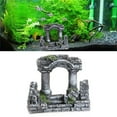 thumbnail image 2 of Desktop Dress Up, Fall Decor - Dienrx Resin Roman Pillars Ruins Aquarium Ornament Artificial Miniatures Roman Column Decor Fish Tank Decoration For Aquatic, Ornament*1, 2 of 4