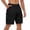 Black-O9, variant on Cargo Short for Men with Multi-Pocket Elastic Waistband Short Pants Button Down Ripstop Straight Leg Camo Cargo Short Military Outdoor Breathable Hiking Fishing Pants,Black 3XL