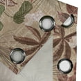 thumbnail image 4 of Ambesonne Grommet Curtain, , 50"x72", Cocoa Maroon Reseda Green, 4 of 5