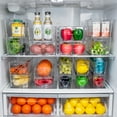 thumbnail image 4 of Smart Design Set of 18 Clear Refrigerator & Freezer Organization Bins, 4 of 9