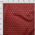 thumbnail image 3 of oneOone Rayon Red Fabric Asian Floral Block Craft Projects Decor Fabric Printed By The Yard 56 Inch Wide, 3 of 5