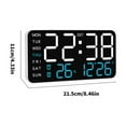 thumbnail image 5 of Tizuqe Stylish Number Display Digital Wall Clock For Bedroom Shop Large LED Number, 5 of 20