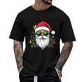thumbnail image 1 of Tops para hombre, blusas y camisas de manga corta con cuello redondo para hombre, camiseta informal con cuello redondo y estampado para hombre, blusa de manga corta, blusa de poliéster para hombre, 1 of 4