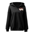 thumbnail image 4 of WEAIXIMIUNG Mode Femmes Sweats à Capuche et Sweat-Shirts d'Hiver Imprimés Sans Poches, 4 of 5