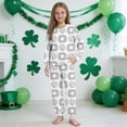 thumbnail image 1 of Conjuntos de blusas y camisas de cuello redondo y manga larga para niños, conjunto de pantalón y camiseta para colorear con grafiti a mano, divertido conjunto de 2 piezas para niños y niñas., 1 of 8