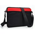 thumbnail image 1 of KroO 11" Laptops, Netbooks, Chromebooks, Tablets Messenger Style Carrying Bag with Front and Rear Pockets, Includes Removable Shoulder Strap, 1 of 7