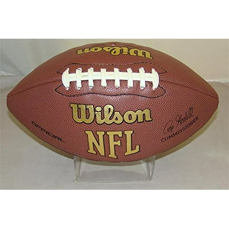 - Brand New ACRYLIC PLASTIC MOLDED FOOTBALL STANDSmooth to the Touch with a Clear Polished Finish. By Collectible Supplies