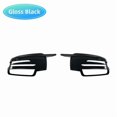 thumbnail image 4 of 2pcs Replacement Carbon Fiber Pattern Rearview side Mirror cover caps For Mercedes Benz W176 W246 W204 W212 W221 C117 X204 X156, 4 of 5