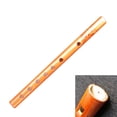 thumbnail image 4 of Wweixi 24CM Flute Tight Smooth Traditional Flutes Bamboo Corrosion Resistance Clarinet Student Dancing Stage Learning 24cm 1Set, 4 of 6