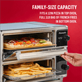thumbnail image 2 of PowerXL SmartSynx Dual Door Air Fryer Oven, Cook Different Food at the Same Time, 10 Cooking Functions including Bake, Broil, Toast, Roast & More, Great for Family Meals, Stainless Steel, 2 of 7
