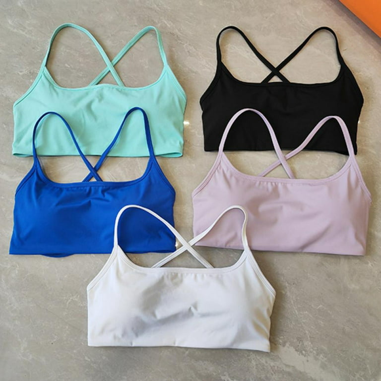 Full-Coverage Sports Bra for Women, Sexy Beauty Back Wireless Comfortable  Yoga Bra with Removable Pads Cute Workout (Color : White, Size : 6X-Large)