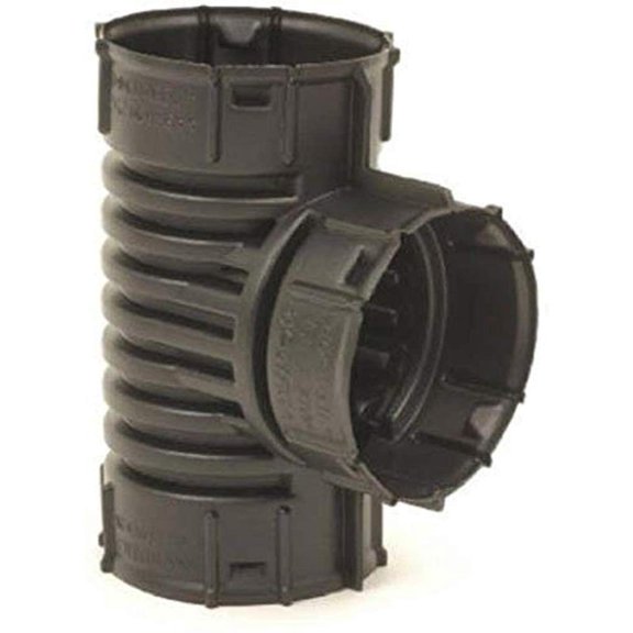 Advanced Drainage Snap Drain Tee 0421AA - Tee Fitting - 3 Pack
